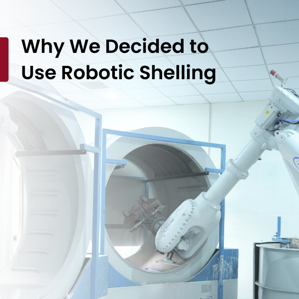 use of robotic shelling