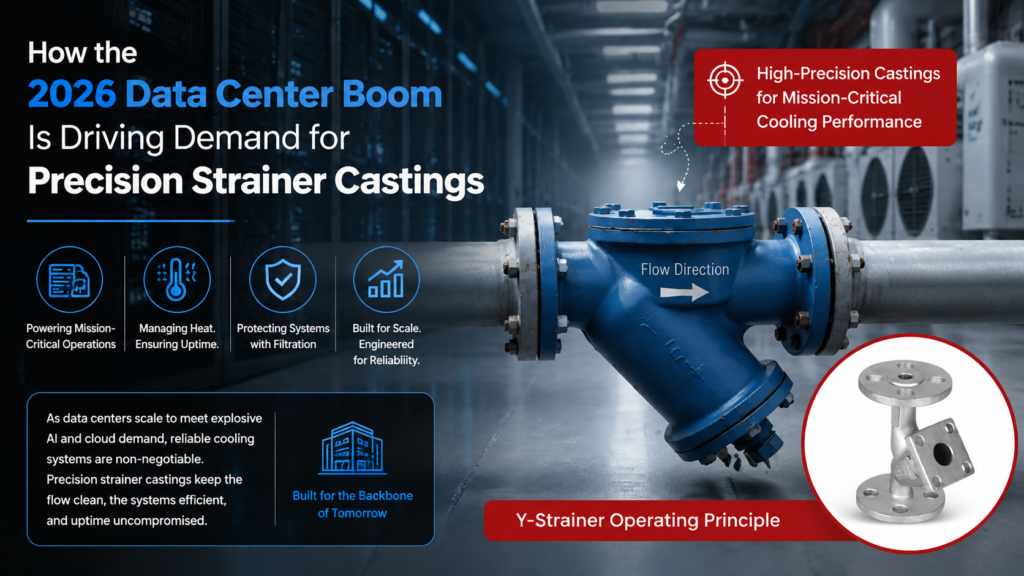 How the 2026 Data Center Boom Is Driving Demand for Precision Strainer Castings